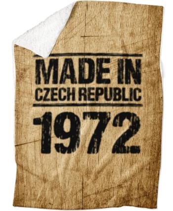 Deka Made In (rok: 1972, Podšití beránkem: ANO)