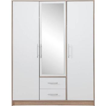 Szekrény Smart SRl1 150 cm tölgy sonoma/fehér