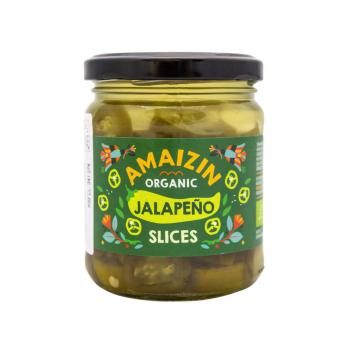 Papričky Jalapenos sterilované 170 g BIO   AMAIZIN