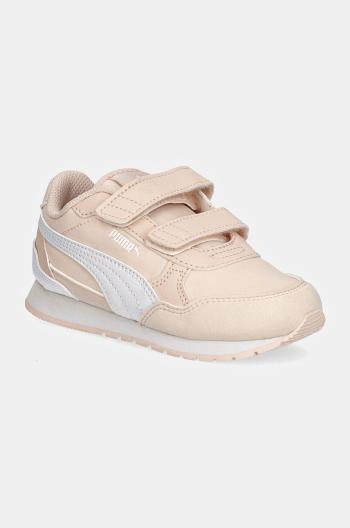 Dětské sneakers boty Puma ST Runner v4 NL béžová barva, 399741