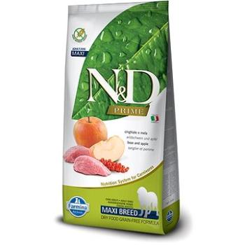 N&D PRIME grain free dog adult M/L boar & apple 12 kg (8010276036094)