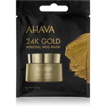 Ahava Mineral Mud 24K Gold minerální bahenní maska s 24karátovým zlatem 6 ml