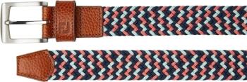 Footjoy Braided Black/Navy/Hibiscus Regular Pásek