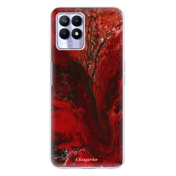 Odolné silikonové pouzdro iSaprio - RedMarble 17 - Realme 8i