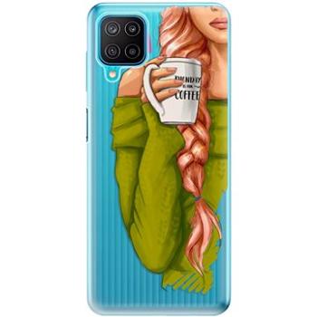 iSaprio My Coffe and Redhead Girl pro Samsung Galaxy M12 (coffread-TPU3-M12)