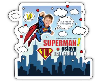 Personal Personalizované pozvánky 6 ks - Superman