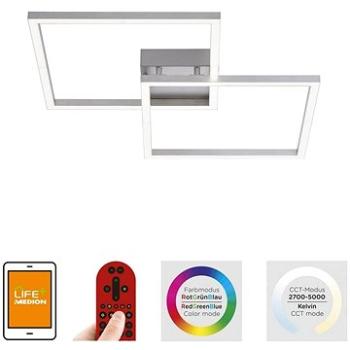 Leuchten Direkt 16429-55 - LED RGB Stmívatelné stropní svítidlo LOLA 2xLED/12,5W/230V + dálKové ovlá (116036)