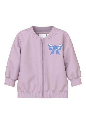 NAME IT Tréning dzseki 'NBFVRILLIE'  tengerészkék / lila / fehér