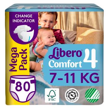 Libero Comfort Mega Pack Nadrágpelenka 7-11kg Maxi 4 (80db)