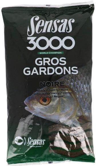 Sensas Krmítková směs 3000 1kg - Gros Gardons Black (velká plotice-černé)