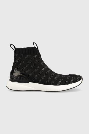 Sneakers boty Karl Lagerfeld FINESSE černá barva, KL62144