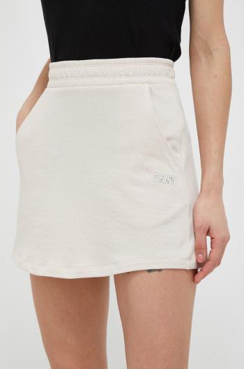 Sukně Dkny béžová barva, mini