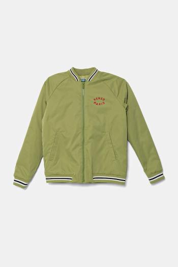 Detská bunda bomber Kenzo Kids zelená farba, K61171