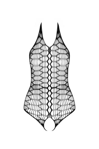 Čierne crotchless body BS087