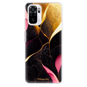 Odolné silikonové pouzdro iSaprio - Gold Pink Marble - Xiaomi Redmi Note 10 / Note 10S