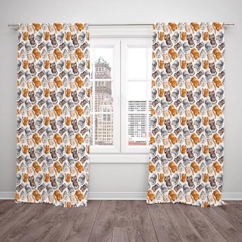 Závěsy Cats (Rozměr : 140x250, Materiál: Interlock)