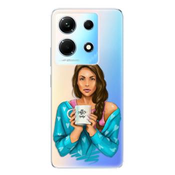 Odolné silikonové pouzdro iSaprio - Coffe Now - Brunette - Infinix Note 30