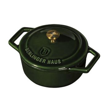 Berlinger Haus BH-6502 Mini öntöttvas fazék, 12 cm, smaragdzöld