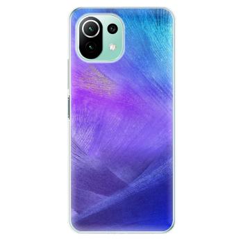 Odolné silikonové pouzdro iSaprio - Purple Feathers - Xiaomi Mi 11 Lite