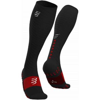 Compressport FULL SOCKS RECOVERY Kompresní podkolenky, černá, velikost