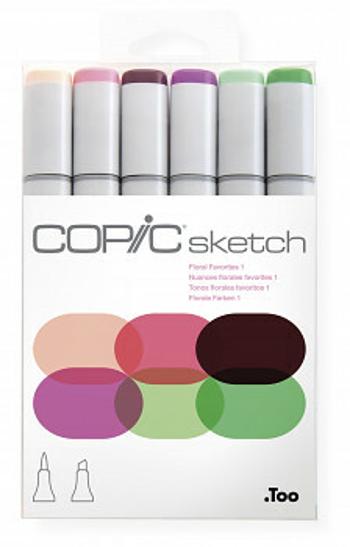 Copic Sketch sada 6ks Floral Favorites 1