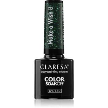 Claresa SoakOff UV/LED Color Make a Wish géles körömlakk árnyalat 8 5 g