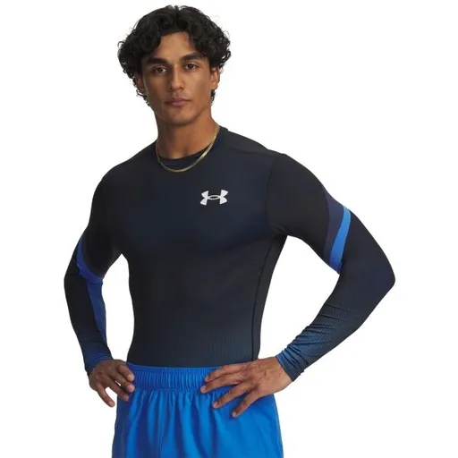 Under Armour HEATGEAR SUB CREW Pánské tréninkové tričko, tmavě modrá, velikost XXXL