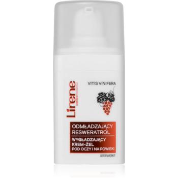 Lirene Rejuvenating Care Resveratrol Smoothing Eye & Eyelid Cream-Gel omlazující oční krém proti otokům a tmavým kruhům 15 ml