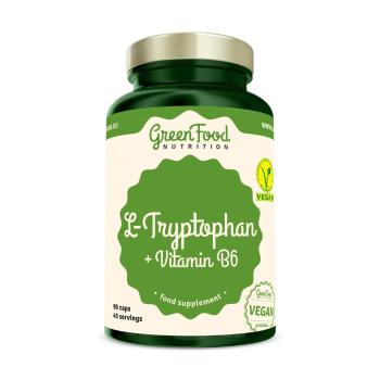 GreenFood Nutrition L-Tryptophan + Vitamin B6 90 kapslí