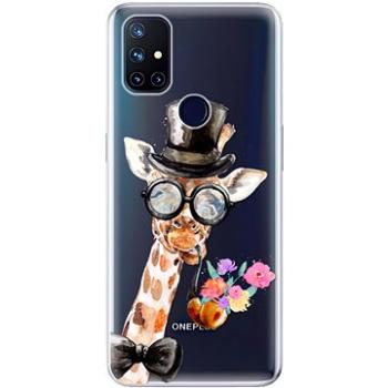 iSaprio Sir Giraffe pro OnePlus Nord N10 5G (sirgi-TPU3-OPn10)