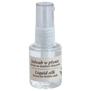 Green Pharmacy Liquid Silk Serum sérum na křehké konečky vlasů 30 ml