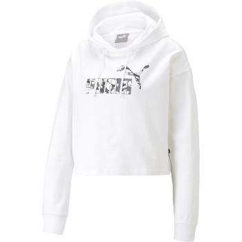 Puma SUMMER SPLASH HOODIE Dámská mikina, bílá, velikost