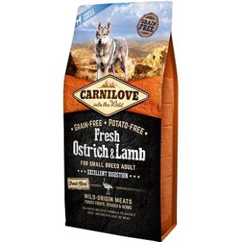 Carnilove fresh ostrich & lamb excellent digestion for small breed dogs 6 kg (8595602527496)