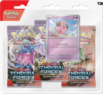 Pokémon TCG: Scarlet & Violet 05 Temporal Forces - 3 Blister Booster