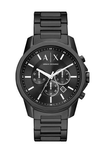 Hodinky Armani Exchange pánské, černá barva