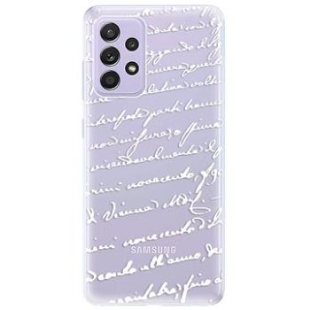 iSaprio Handwriting 01 - white pro Samsung Galaxy A52/ A52 5G/ A52s (hawri01w-TPU3-A52)