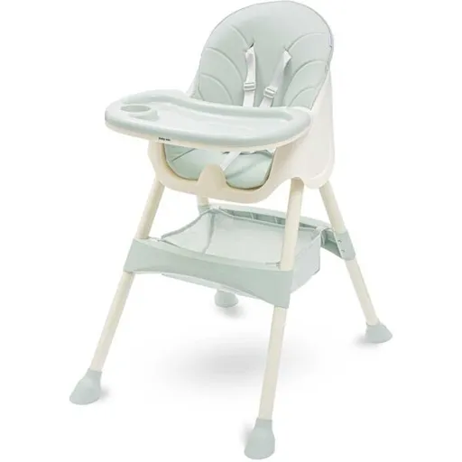 BABY MIX NORA Jídelní židlička, světle zelená, velikost