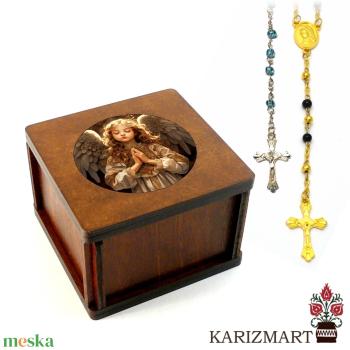 ✟ Rózsafüzér díszdobozzal #DD01-RF-10