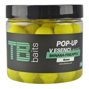 Tb baits plovoucí boilie pop-up yellow banana pineapple + nhdc 65 g-12 mm