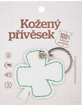 Klíčenka kožená Čtyřlístek