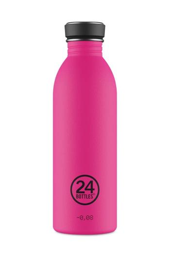 Láhev 24bottles Urban Bottle 500ml Stone Passion Pink růžová barva, Urban.Bottle.050.paspin