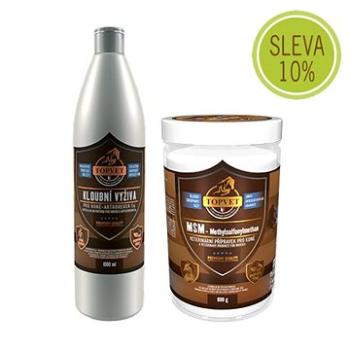 Topvet Zvýhodněný set Kloubní výživa 1000 ml + MSM 800 g (8595643602497)