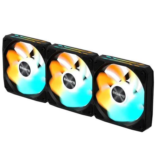 GIGABYTE ventilátor EZ CHAIN RVS FAN 3-PACK, 3x120mm, černá