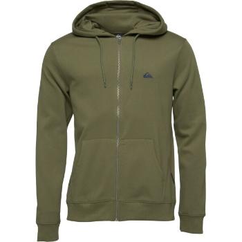 Quiksilver BASIC HOOD ZIP YOUNG MEN Pánská mikina, khaki, velikost