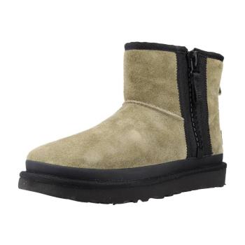 UGG  W CLASSIC MINI ZIPPER TAPE  Čižmy Zelená