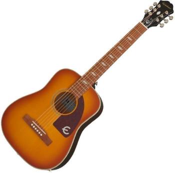 Epiphone Lil' Tex Faded Cherry Sunburst Elektroakustická kytara Dreadnought