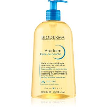 Bioderma Atoderm Sprchový Olej vysoce výživný zklidňující sprchový olej pro suchou a podrážděnou pokožku 500 ml