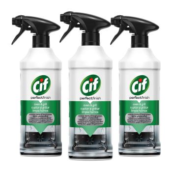 Cif Perfect Finish Spray Sütő&amp;Grill 3x435ml