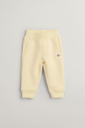 TEPLÁKY GANT SHIELD PANTS VANILLA YELLOW