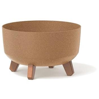 Prosperplast Květináč GRACIA LOW ECO WOOD naturo 23,5 cm (164-ZB1162E)